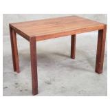 Vintage multiple woods; through-tenon corner