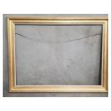 Large vintage gesso and gilt wood picture frame