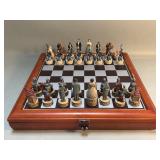 Excalibur Civil War-motif composite chess set
