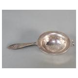 Sterling silver tea strainer