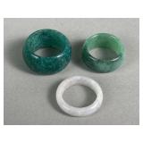 Group of jadite rings