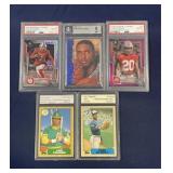 Lot of graded sports cards