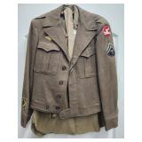 4pc WWII era U.S. military uniform