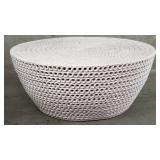 Coral-style ceramic coffee table