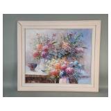 Contemporary signed oil painting on canvas