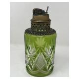 Vintage Venition glass and brass lighter