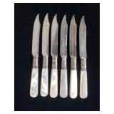 Group of Lander Frary & Clark mother of pearl a