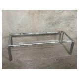 Mid century modern chrome coffee table frame