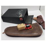 Vintage leather holsters, Gun Vault, Ruger