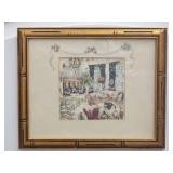 Vintage Alice Shaw "Oriental Living Room"