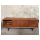 Mid century Modern teak credenza