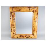 Bamboo wall mirror