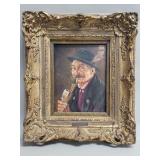 Hans Barttenbach oil on board showcasing A
