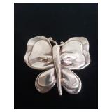 Vintage Bat-Ami sterling silver butterfly brooch