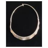 Vintage Ciani sterling silver collar necklace