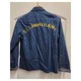 Vintage USS Annapolis AGMR-1 denim work jacket