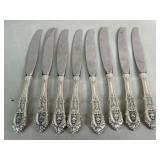 Group of Wallace sterling silver handle knives