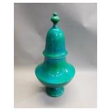 Mid-century modern ceramic lided urn made in Italy