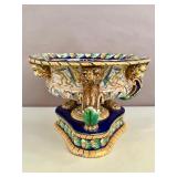Italian Renaissance Revival majolica wine
