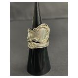 Vintage sterling silver spoon ring