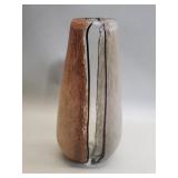 Hand blown art glass vase