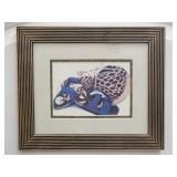 1994 Jamie Perry "blue suede shoes" print