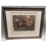 The First Steeple Chase on Record aquatint