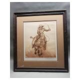 Norma Andraud etching signed/numbered