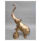 Vintage brass elephant figure