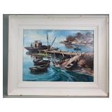 Vintage signed Joshua Meador Impressionist-style