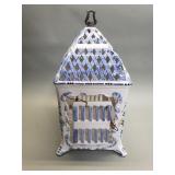 Vintage Italian ceramic birdcage