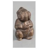 Vintage brass pig figurine