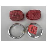 Brake Taillight Lens Covers, Spotlight Trim Rings
