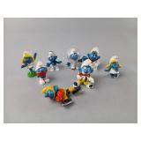 Smurf Figurines in Various Outfits