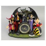 Disney Villains Decorative Clock Display