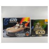 Star Wars Landspeeder and Yoda Figures