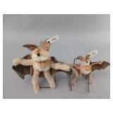 Steiff Eric and Friend Plush Bats, Germany