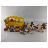 Dingling Bros. Circus Wooden Toy Set