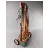 Wooden Croquet Set With Stand