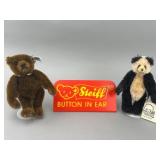 Steiff and The Bear Basket Miniature Bears Set