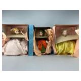 Three Madame Alexander Cinderella Dolls