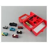 Die-Cast Toy Cars with Storage Case