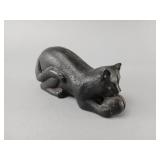 Vintage Cast Iron Cat Bank