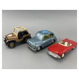 Three Die-Cast Model Cars