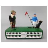 Cast Iron Golfer Mechanical Bank