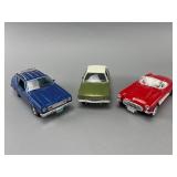 3 Die-Cast Model Cars