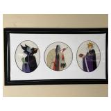 Disney Sericel ï¿½Villainous Portraitsï¿½ Framed Art