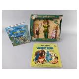 Peter Pan Doll & Disney Book and Record