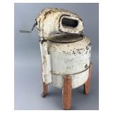 Hand-Cranked Vintage Toy Washing Machine