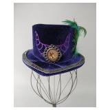 Maleficent Purple Velvet Mini Top Hat